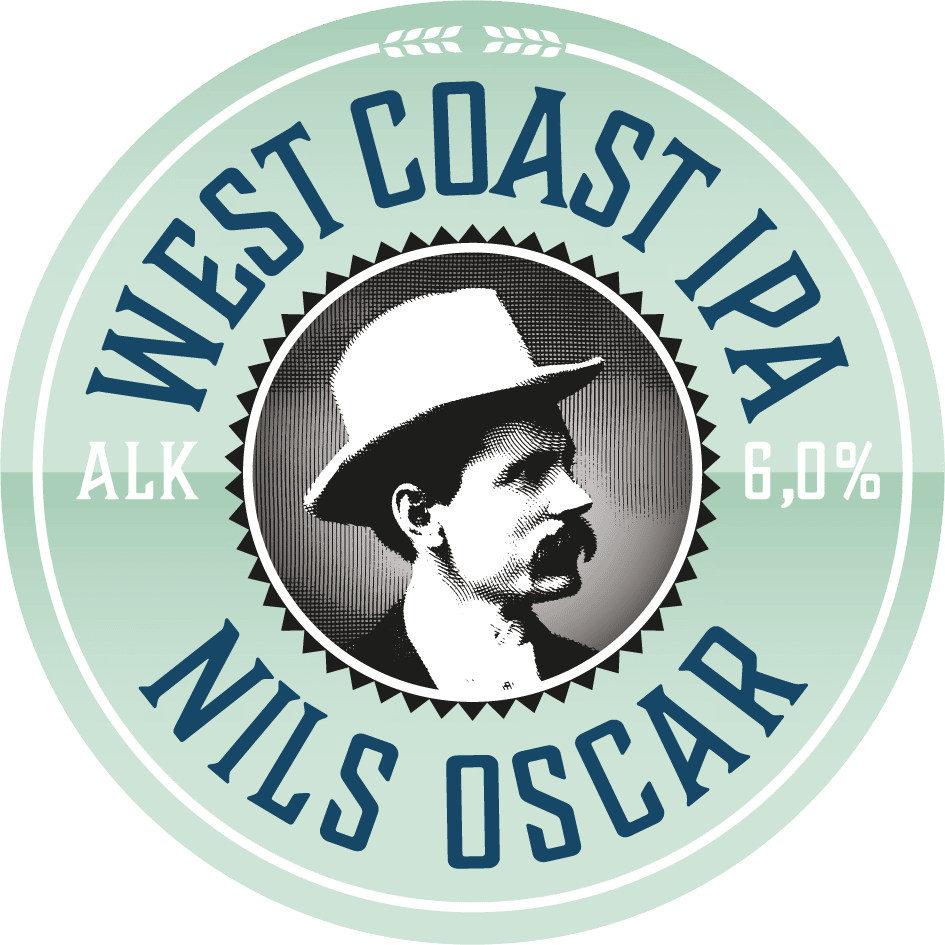 Logotyp för Nils Oscar West Coast IPA